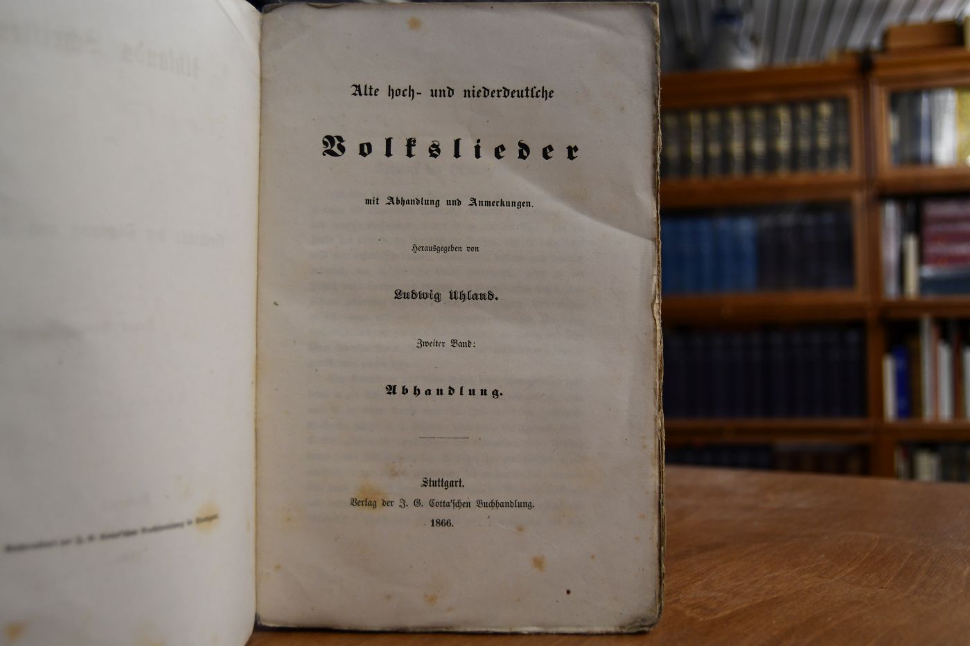 Alte hoch- und niederdeutsche Volkslieder mit Abhandlung und Anmerkungen. Zweiter BAnd Abhandlung.