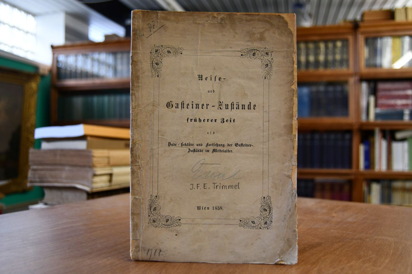 Reise- und Gasteiner-Zustände früherer Zeit als Bade-Lektüre und Fortsetzung der Gasteiner-Zustände im Mittelalter.