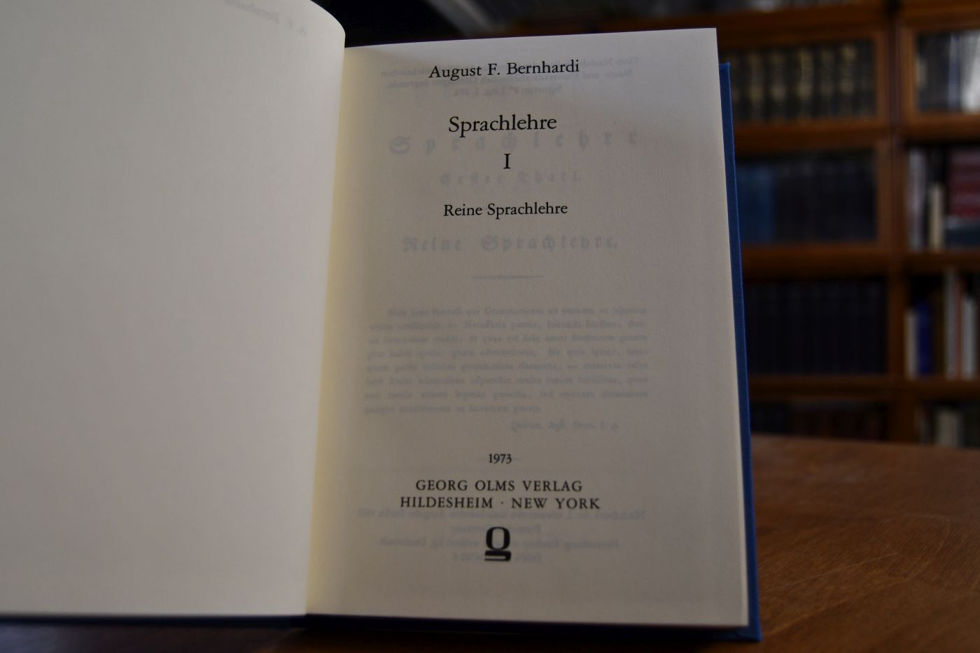 Sprachlehre I (von 2). Reine Sprachlehre.