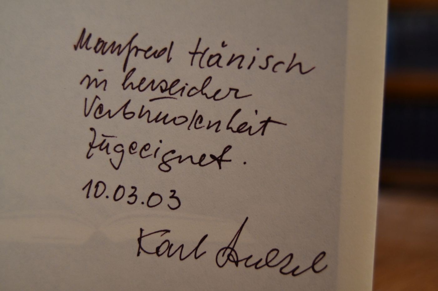 Unterwegs zum Unverwechselbaren. Festgabe zum 90. Geburtstag.