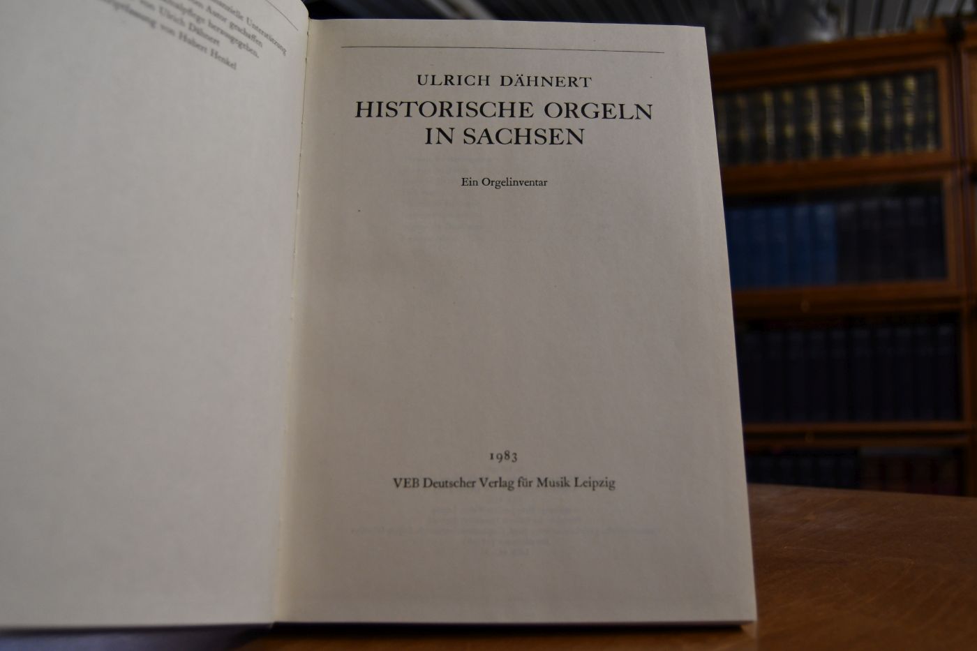 Historische Orgeln in Sachsen. Ein Orgelinventar.
