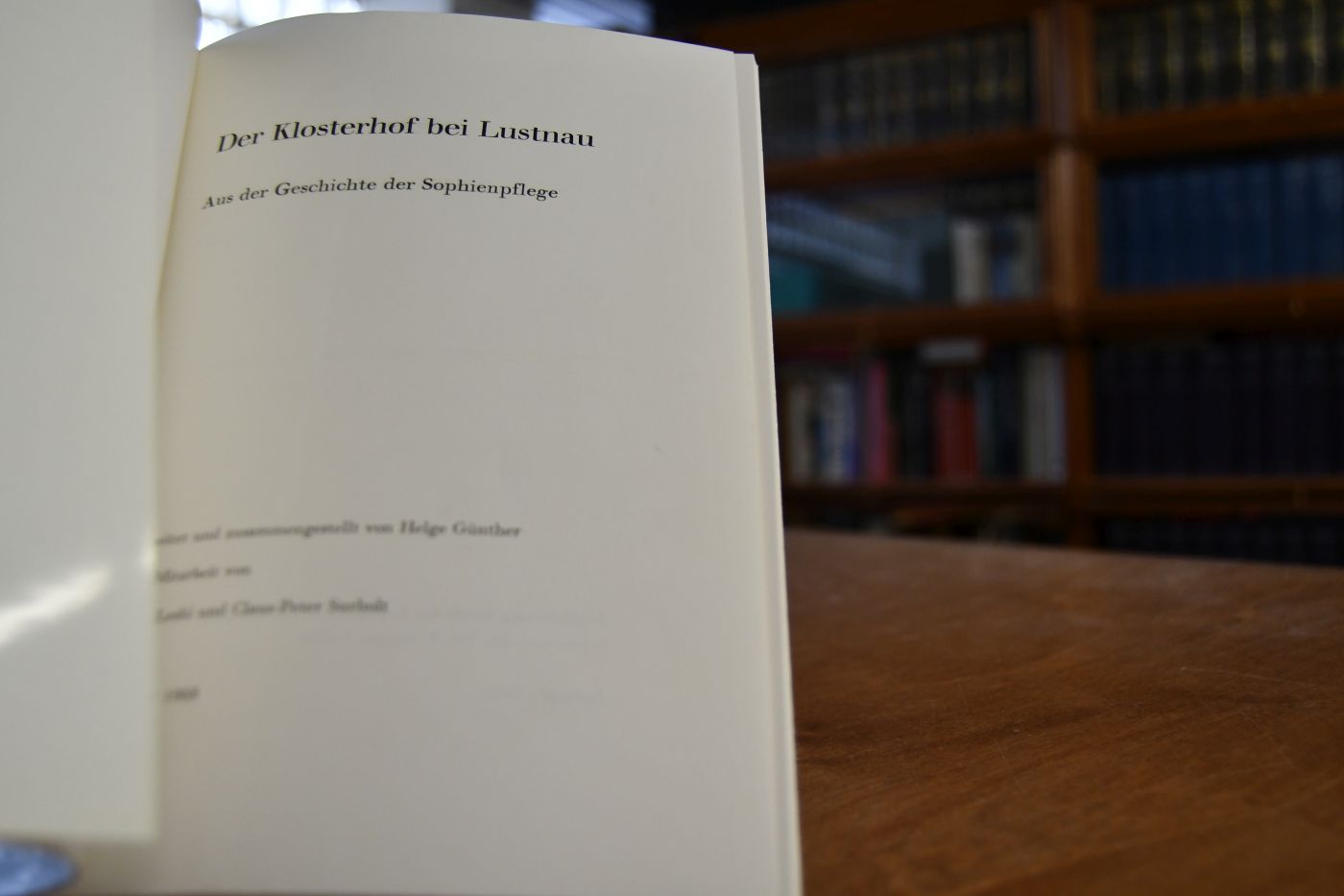 Der Klosterhof bei Lustnau. Aus der Geschichte der Sophienpflege.