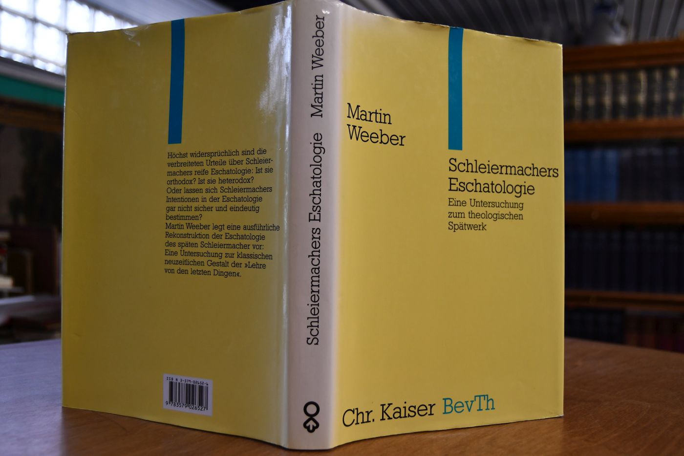 Schleiermachers Eschatologie. Eine Untersuchung zum theologischen Spätwerk.
