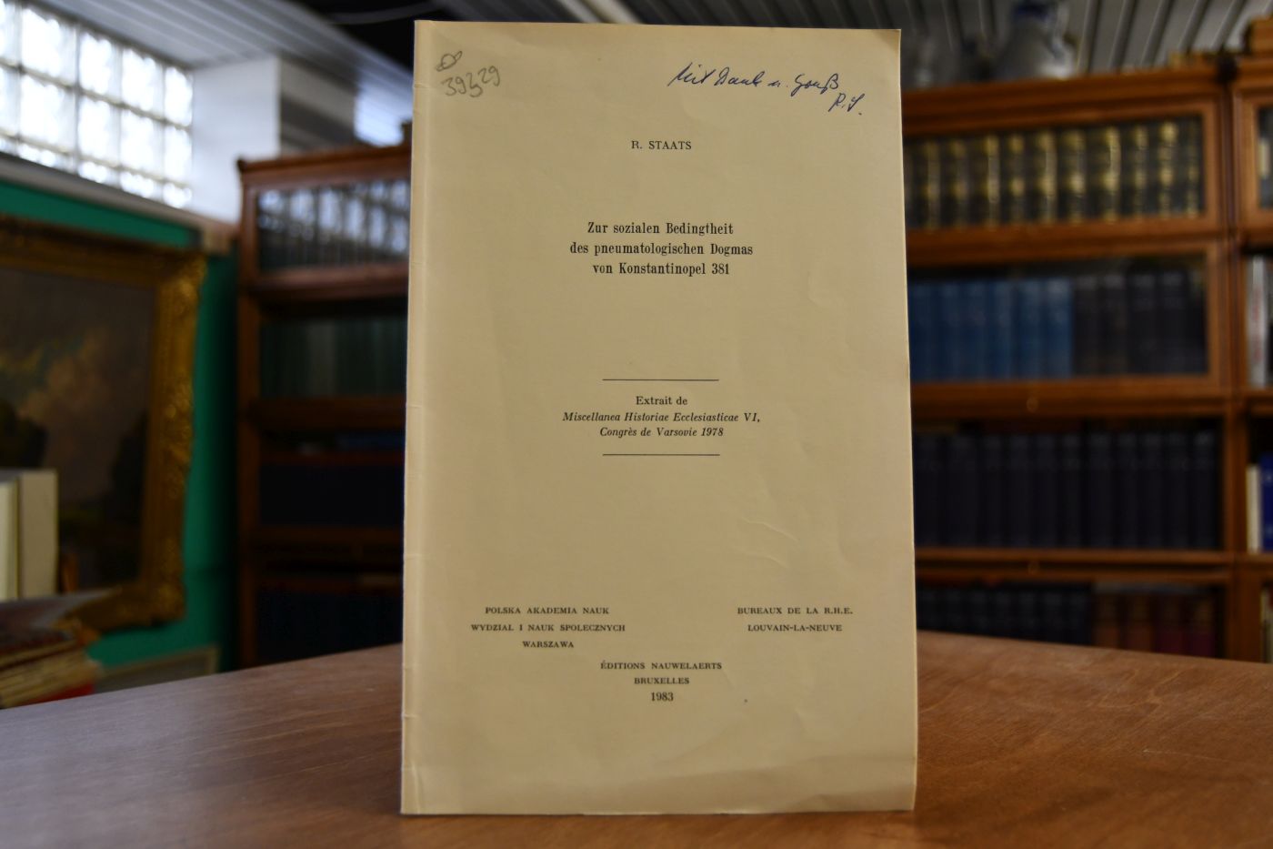 Zur sozialen Bedingtheit des pneumatologischen Dogmas von Konstantinopel 381.