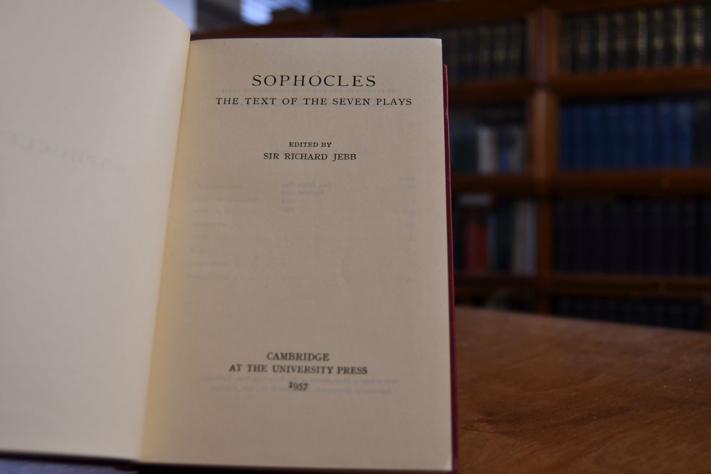 Sophocles. The text of the seven plays.