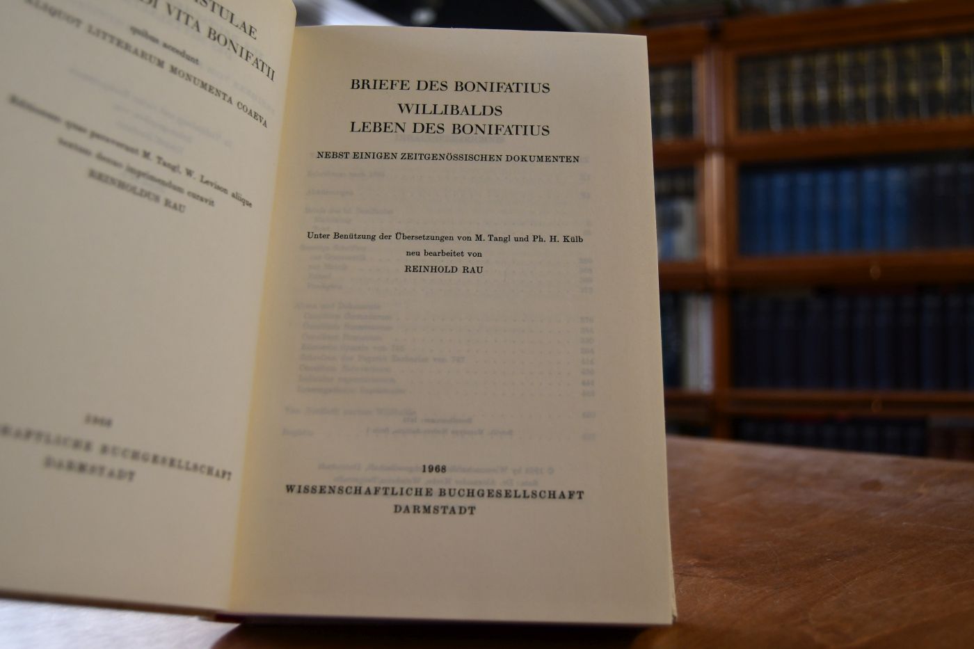 Briefe des Bonifatius. Willibalds Leben des Bonifatius. Nebst einigen zeitgenössischen Dokumenten.