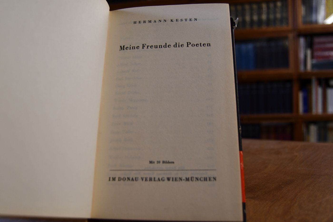 Meine Freunde die Poeten.