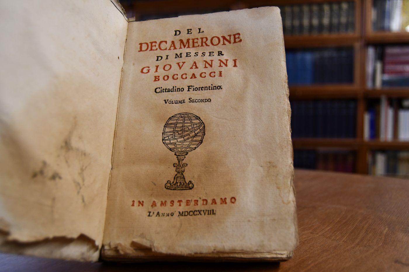 Del Decammerone di Messer Giovanni Boccacci. Cittadino Fiorentino. Volume secondo (apart).