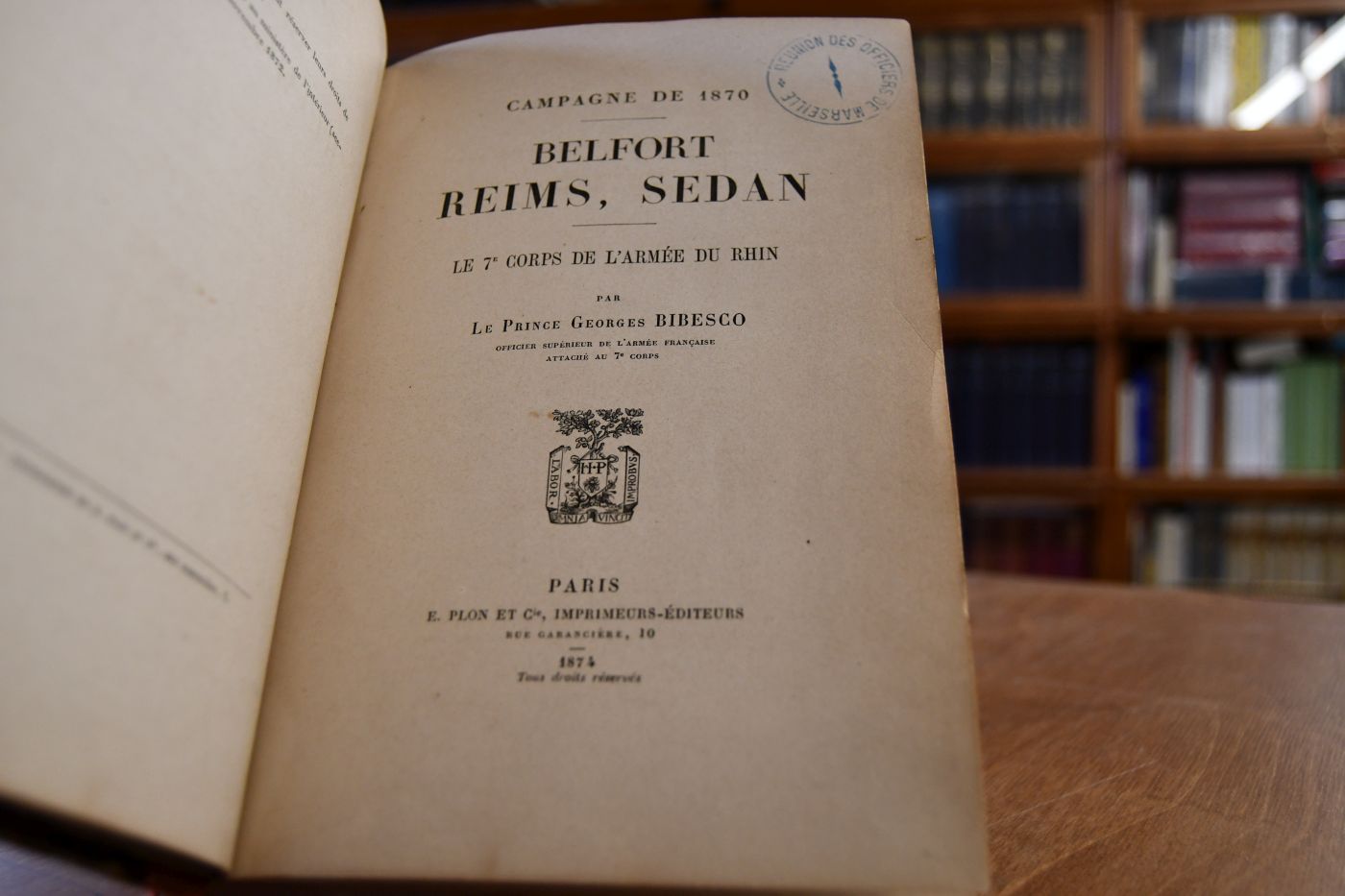 Belfort, Reims, Sedan. Le 7e Corps de l`armee du Rhin. Campagne de 1870.