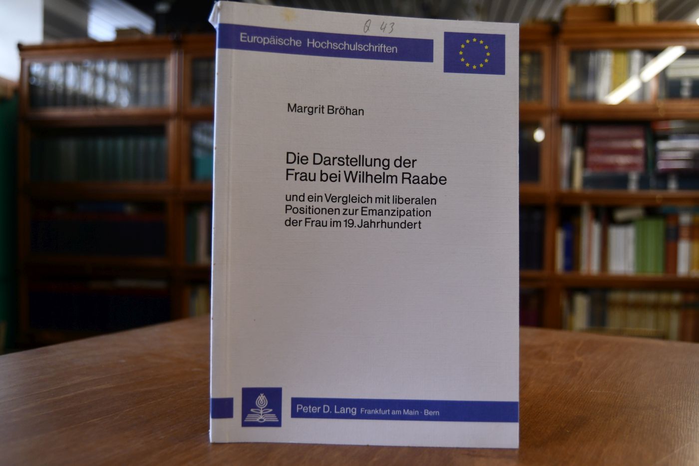 Die Darstellung der Frau bei Wilhelm Raabe und ein Vergleich mit liberalen Positionen zur Emanzipation der Frau im 19. Jahrhundert.