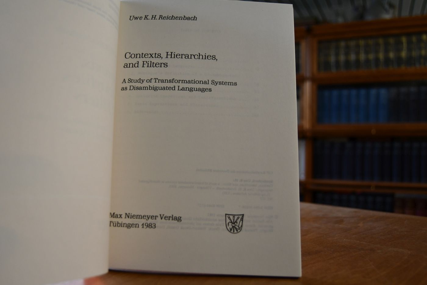 Contexts, hierarchies, and filters. A study of transformational systems as disambiguated languages.