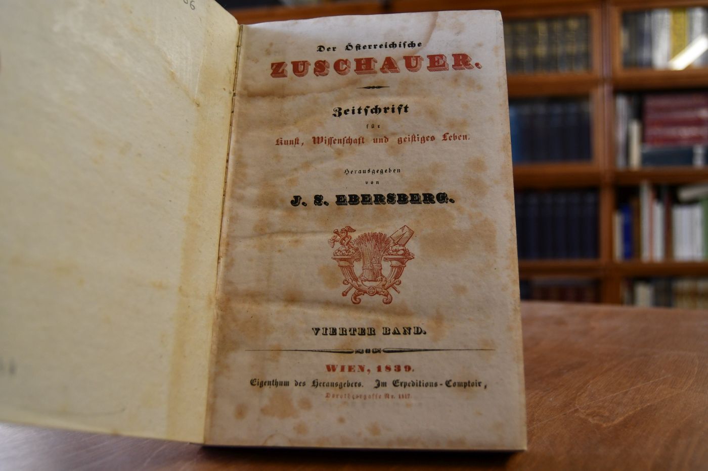 Der Österreichische Zuschauer. Zeitschrift für Kunst, Wissenschaft und geistiges Leben. 1839, Vierter Band, Nr. 118-156.