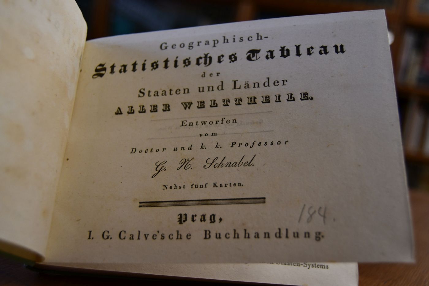 Geographisch-statistisches Tableau der Staaten und Länder aller Welttheile.