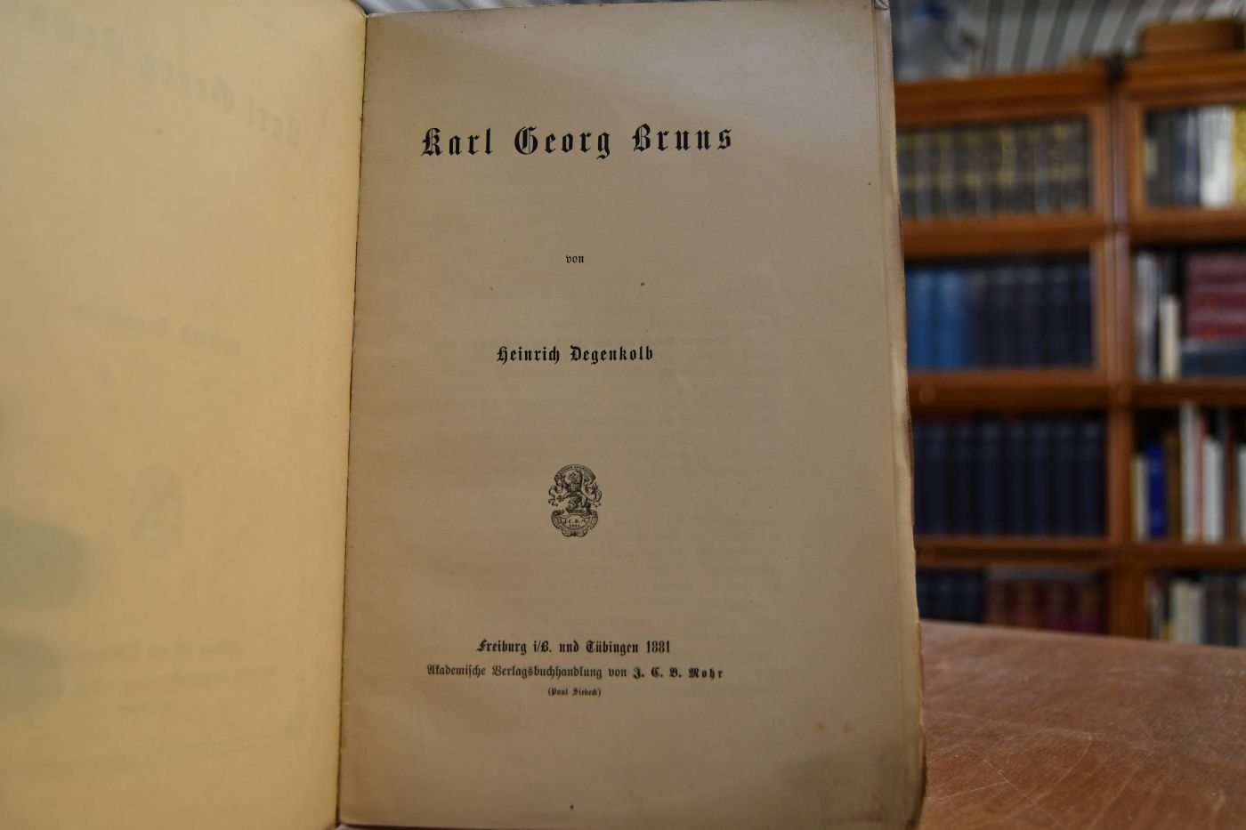 Karl Georg Bruns.