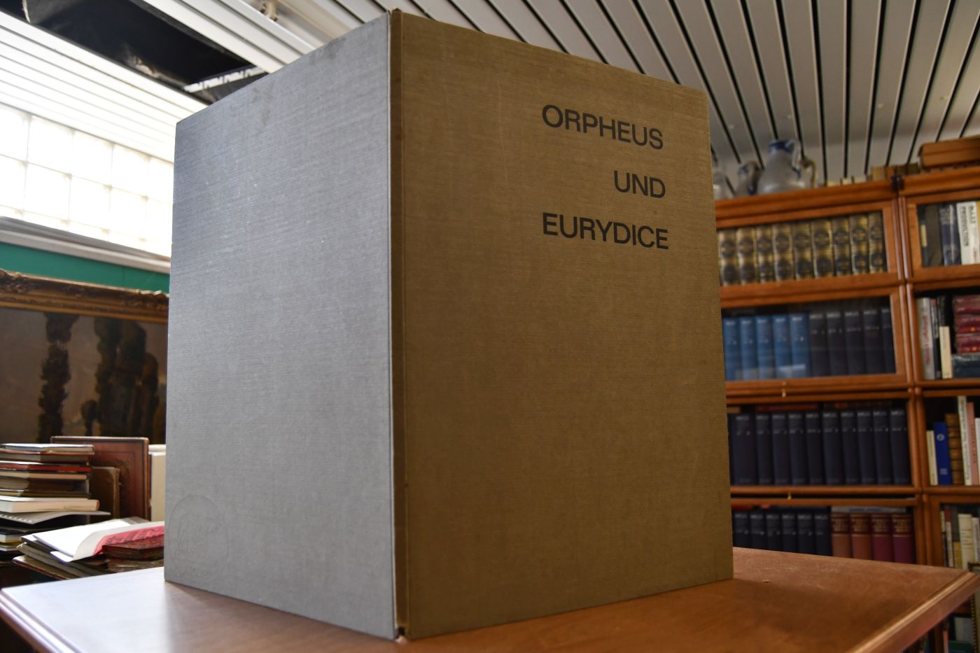 Orpheus und Eurydice. Aus dem zehnten und elften Buch der Metamorphosen des Publius Ovidius Naso. Mit vierzehn Holzschnitten von Hans Orlowski.