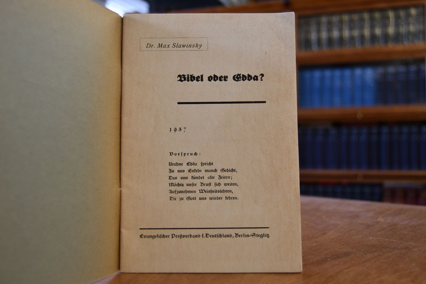 Bibel oder Edda?