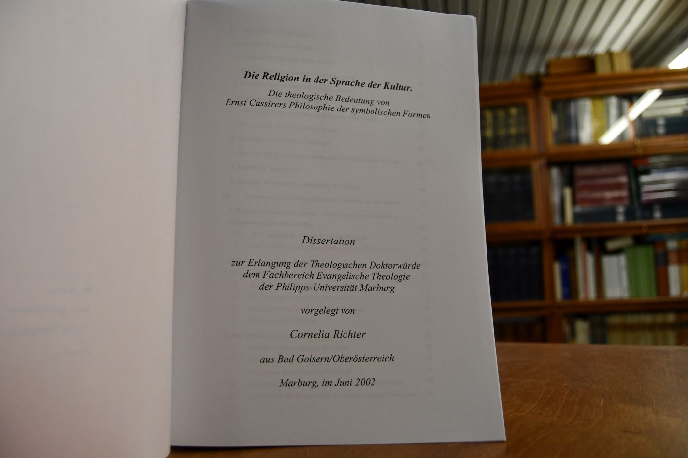 Die Religion in der Sprache der Kultur. Die theologische Bedeutung von Ernst Cassirers Philosophie der symbolischen Formen.