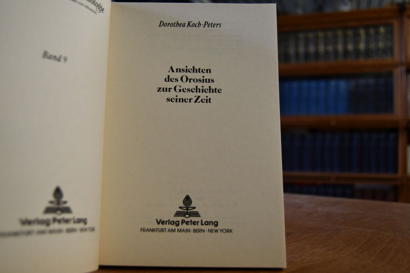 Ansichten des Orosius zur Geschichte seiner Zeit.