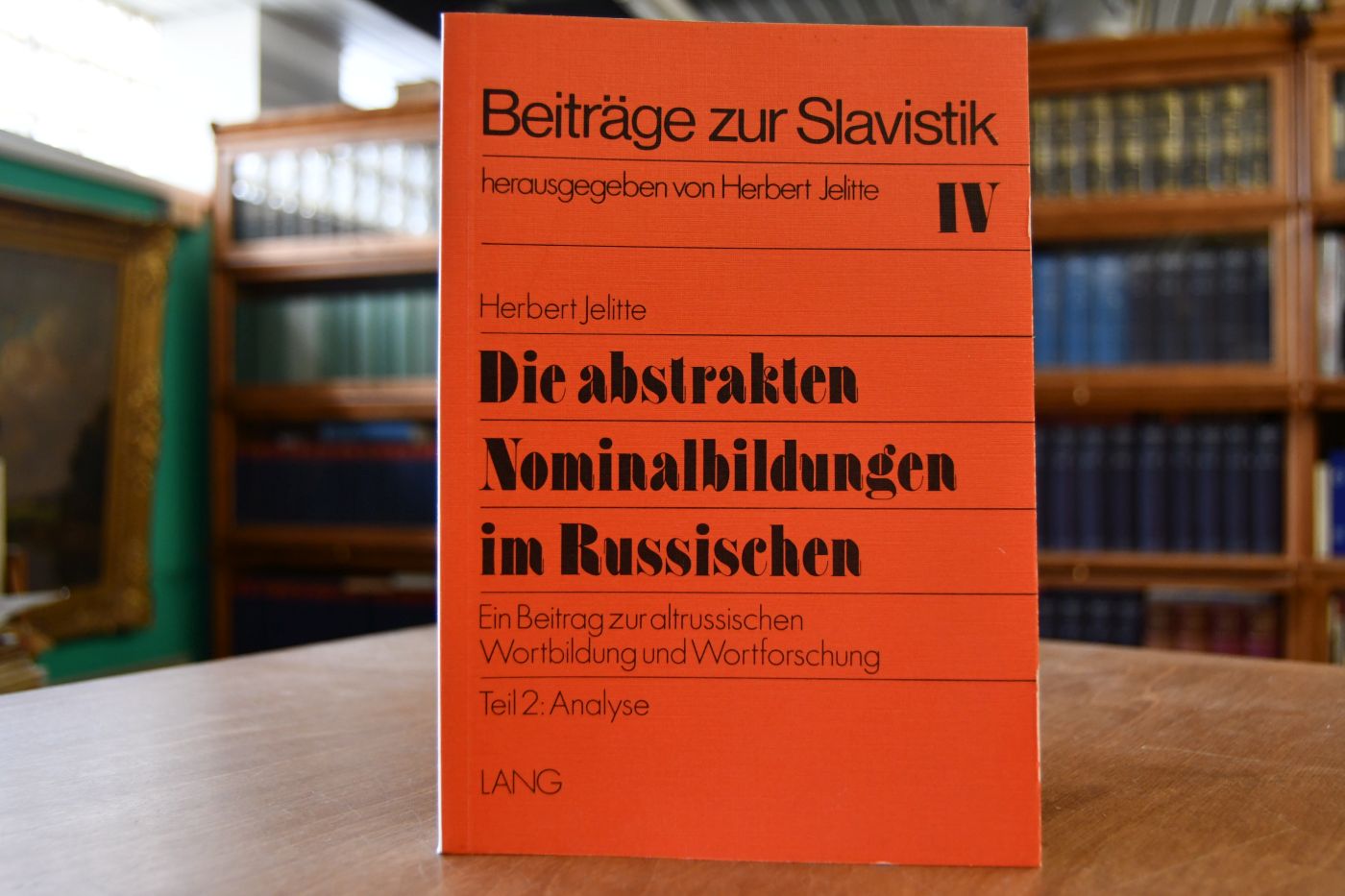 Die abstrakten Nominalbildungen im Russischen. Ein Beitrag zur altrussischen Wortbildung uns Wortforschung.