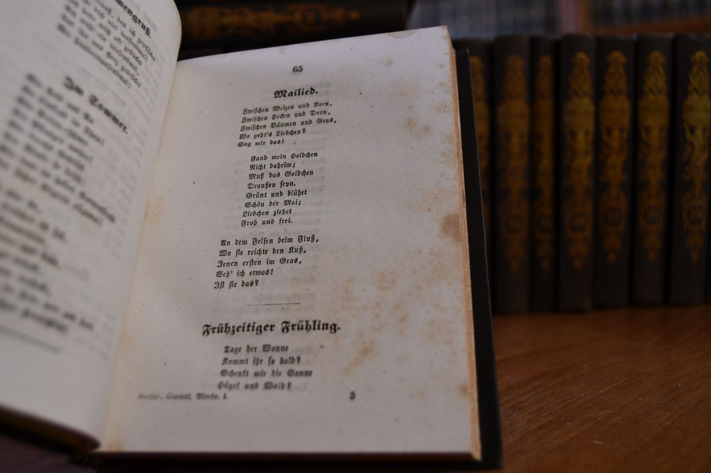 Goethe`s sämmtliche Werke in vierzig Bänden.