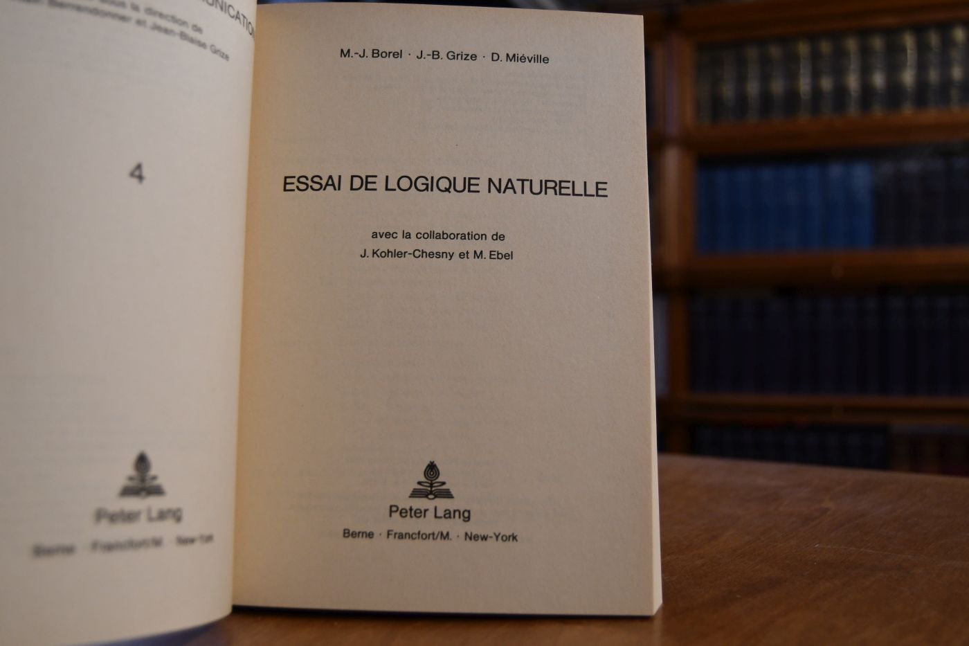 Essai de logique naturelle.