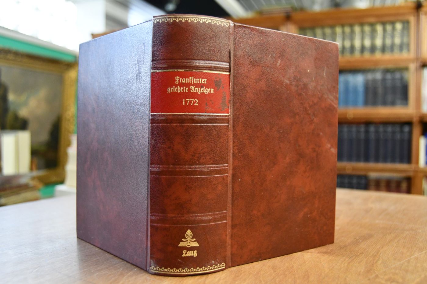 Frankfurter gelehrte Anzeigen vom Jahr 1772. Eine Konkordanz zu Bernhard Seufferts Nachdruckausgabe 1883