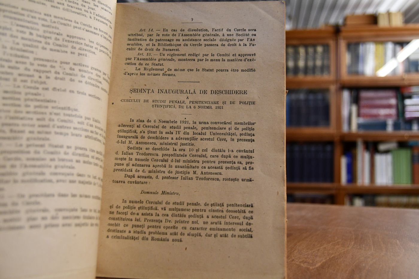 Revista Penala. Organ al Cercului de Studii Penale, Penitenciare si de Politie stiintifica. Anul I No. 1-2, 5-6, 7-8, 9-10. Anul II No. 4-6, 7-8, 9-10.
