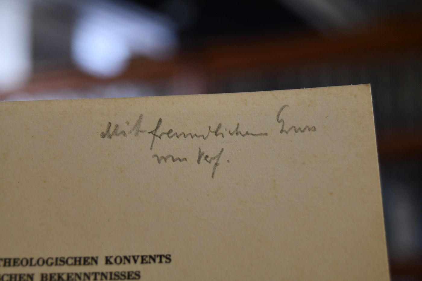 Schrift und Tradition. Mit einem Bericht von Friedrich Karl Schumann.