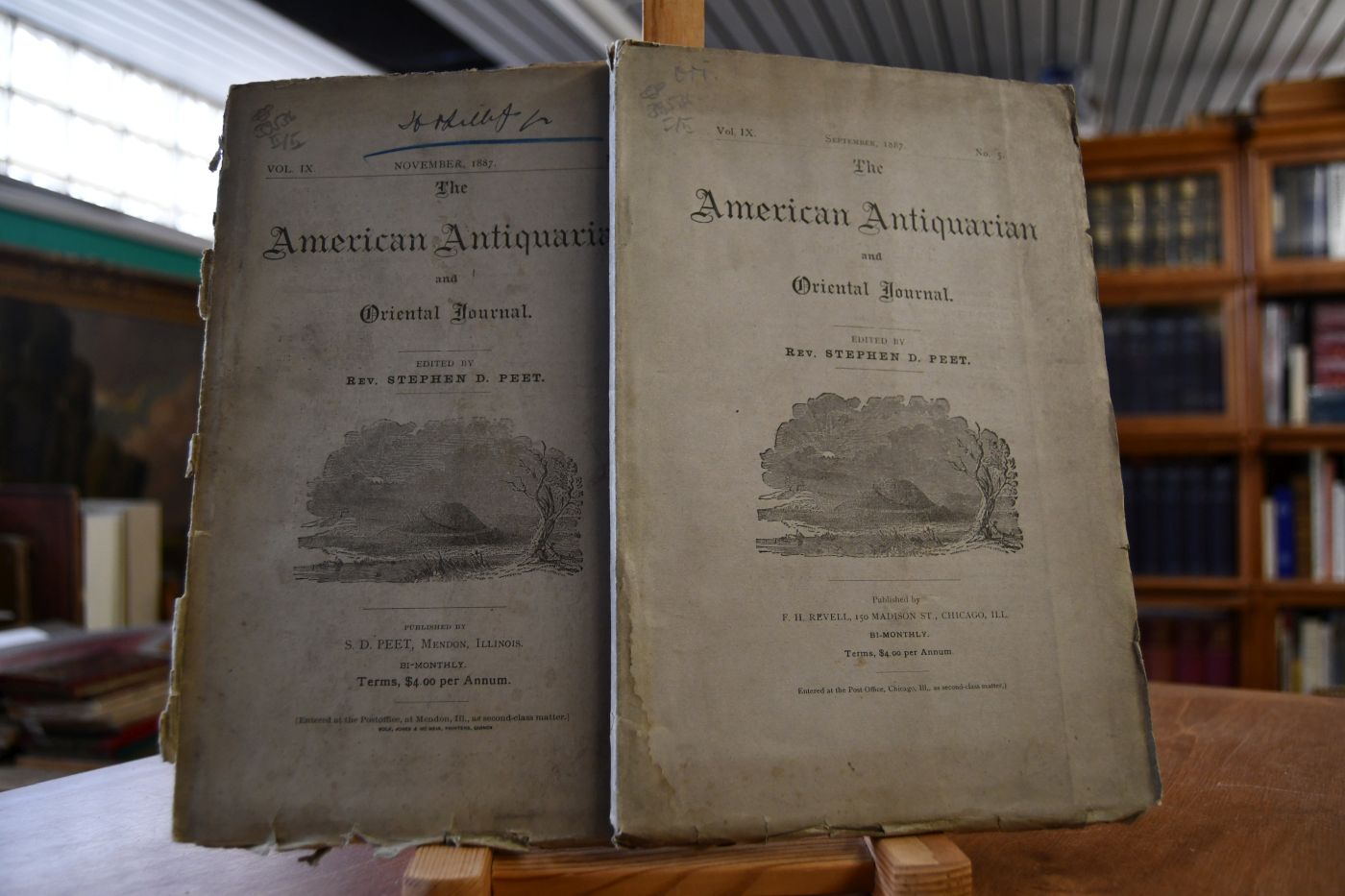 The American Antiquarian and Oriental Journal, Vol. IX, No. 5+6.