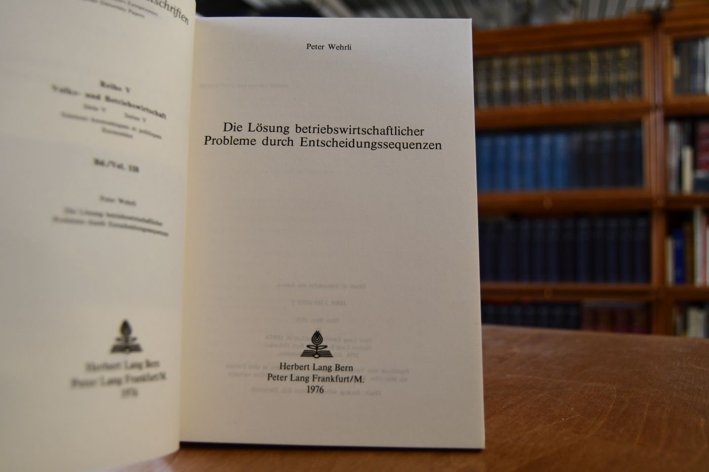 Die Lösung betriebswirtschaftlicher Probleme durch Entscheidungssequenzen.