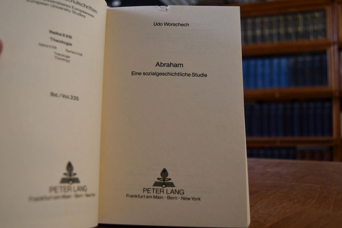 Abraham. Eine sozialgeschichtliche Studie.