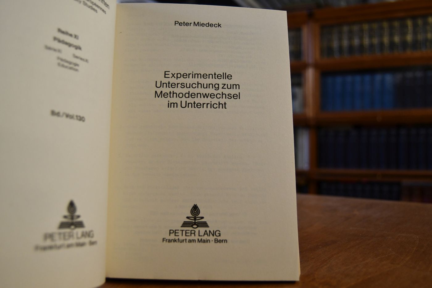 Experimentelle Untersuchung zum Methodenwechsel im Unterricht.
