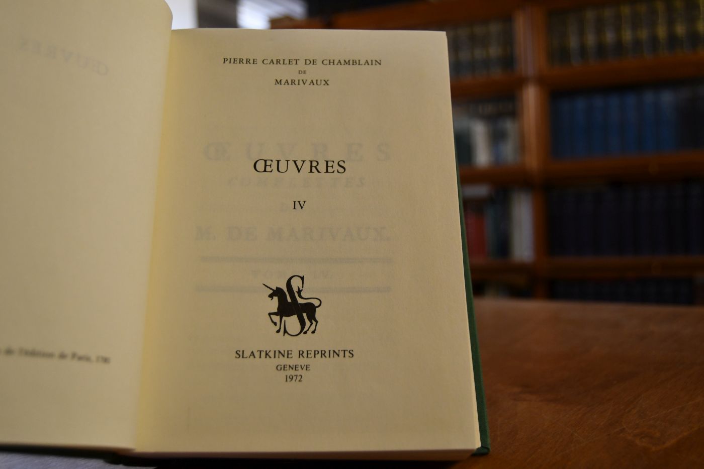 Oeuvres. Bd. IV (von 12) apart.