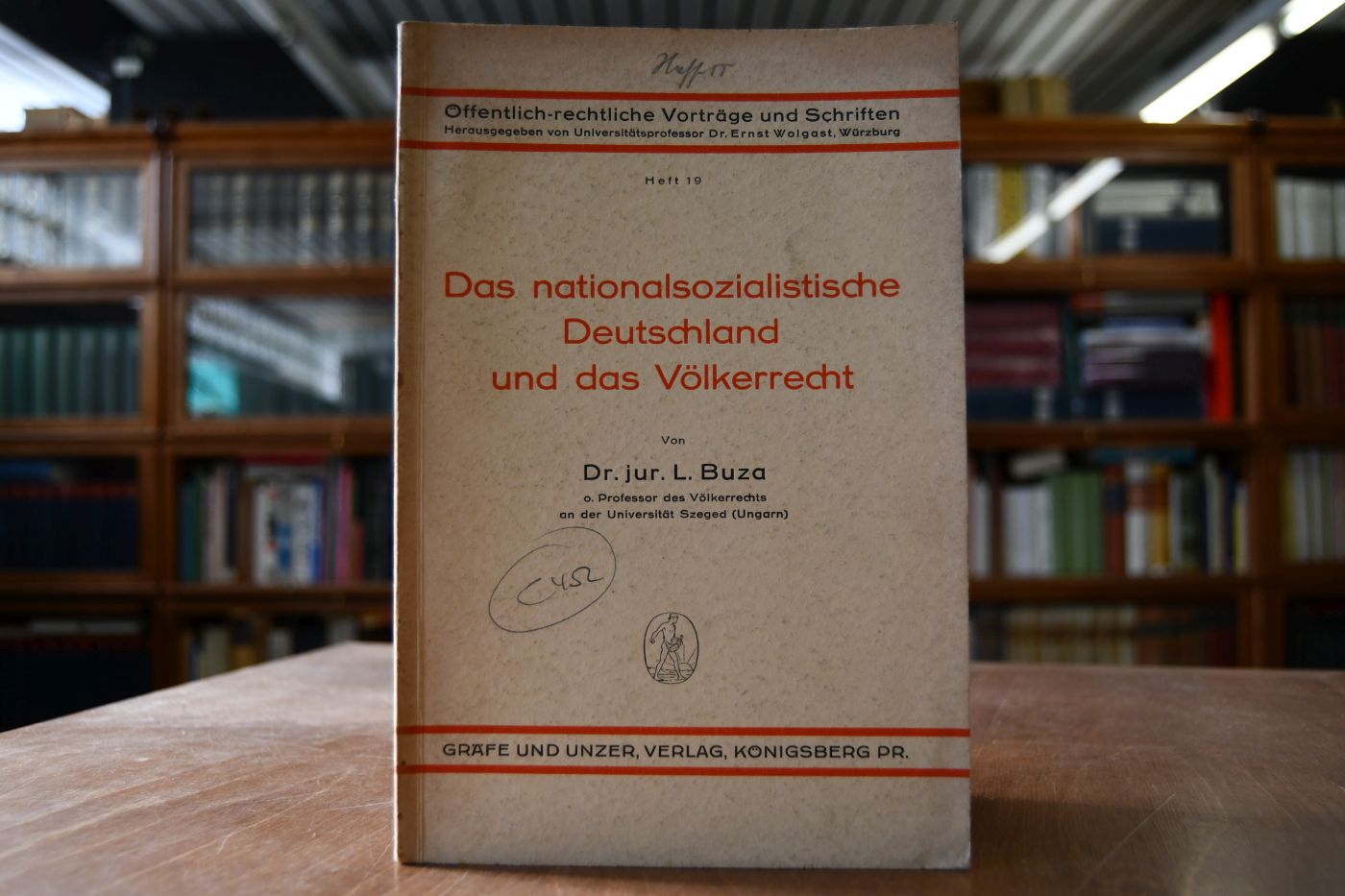 Das nationalsozialistische Deutschland und das Völkerrecht.