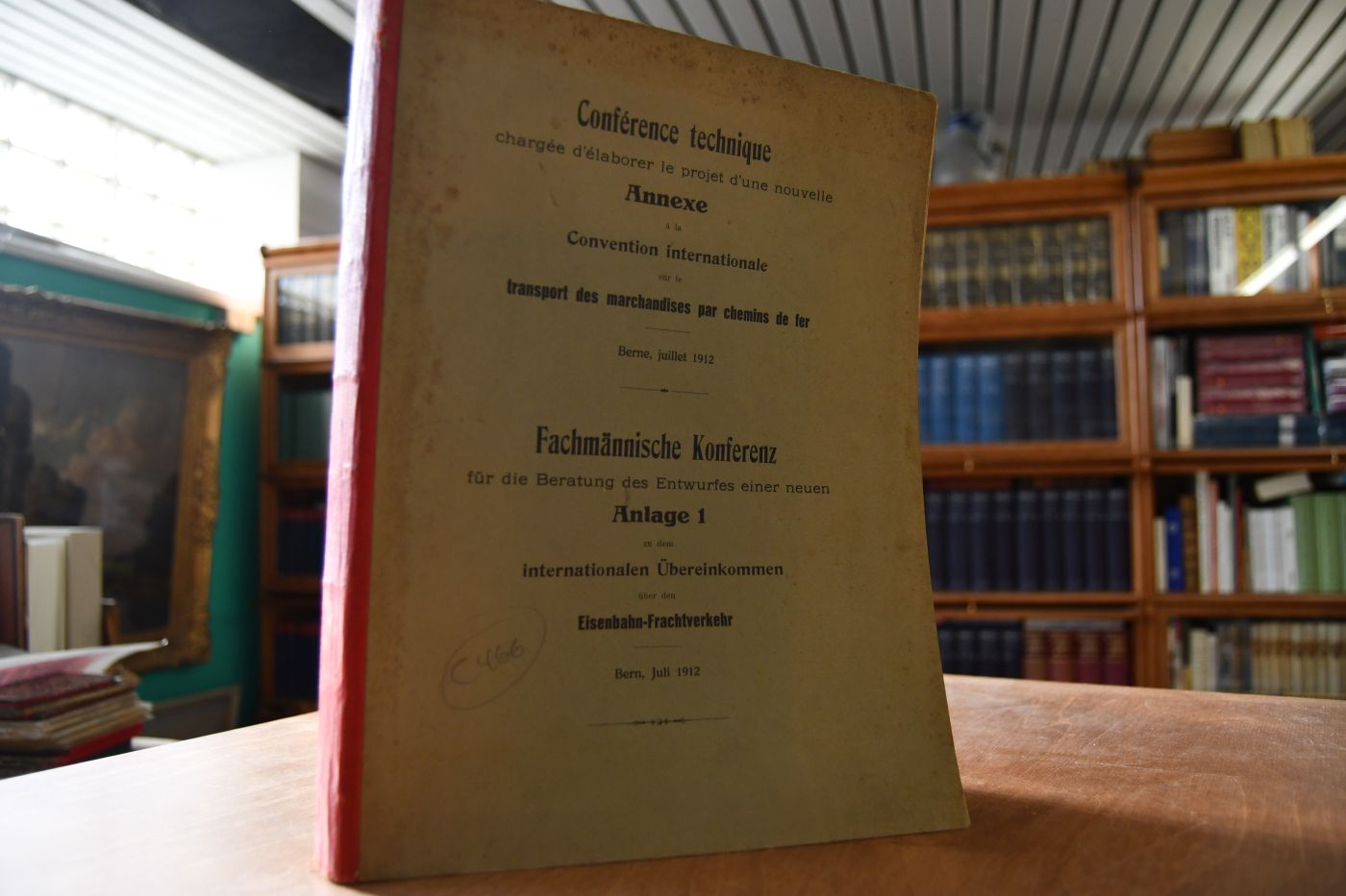 Protokolle der fachmännischen Konferenz für die Beratung des Entwurfes einer neuen Anlage 1 zu dem Internationalen Übereinkommen über den Eisenbahn-Frachtverkehr abgehalten zu Bern vom 8. bis 19. Juli 1912.