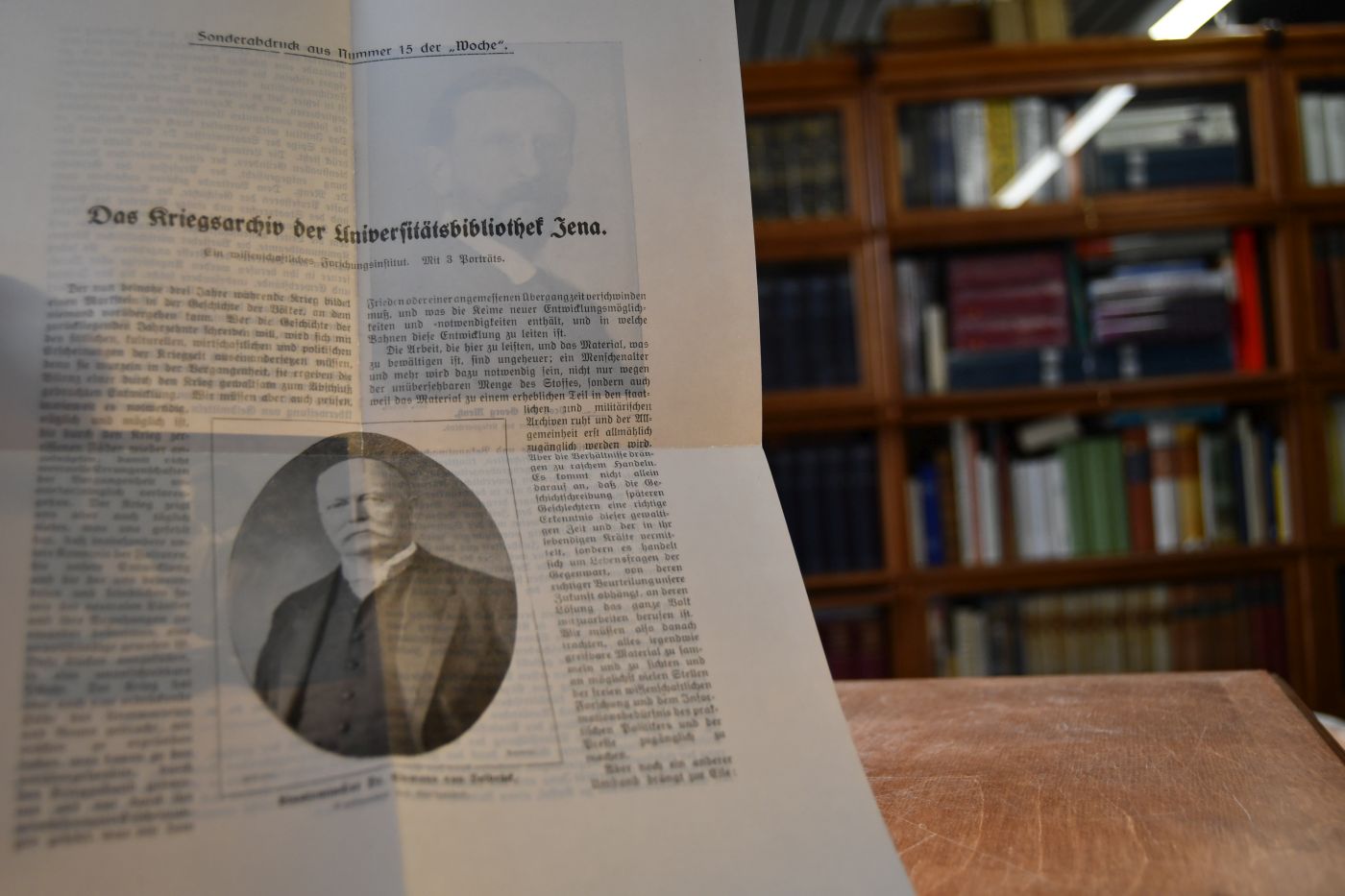 Das Kriegsarchiv der Universitätsbibliothek zu Jena. 1914-1916.