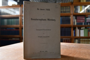 Die äussere Politik des Grossherzogthums Würzburg.