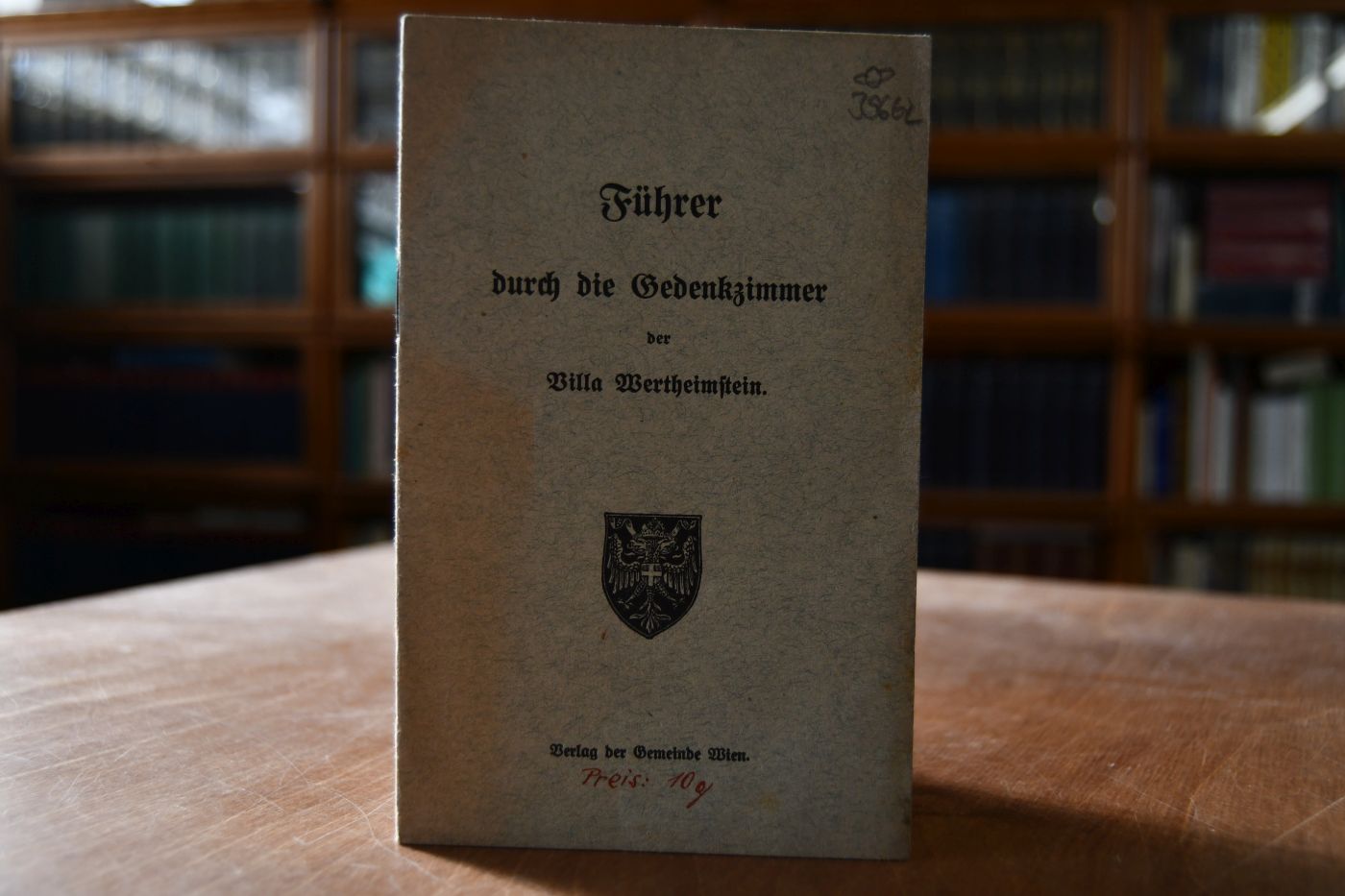 Führer durch die Gedenkzimmer der Villa Wertheimstein.