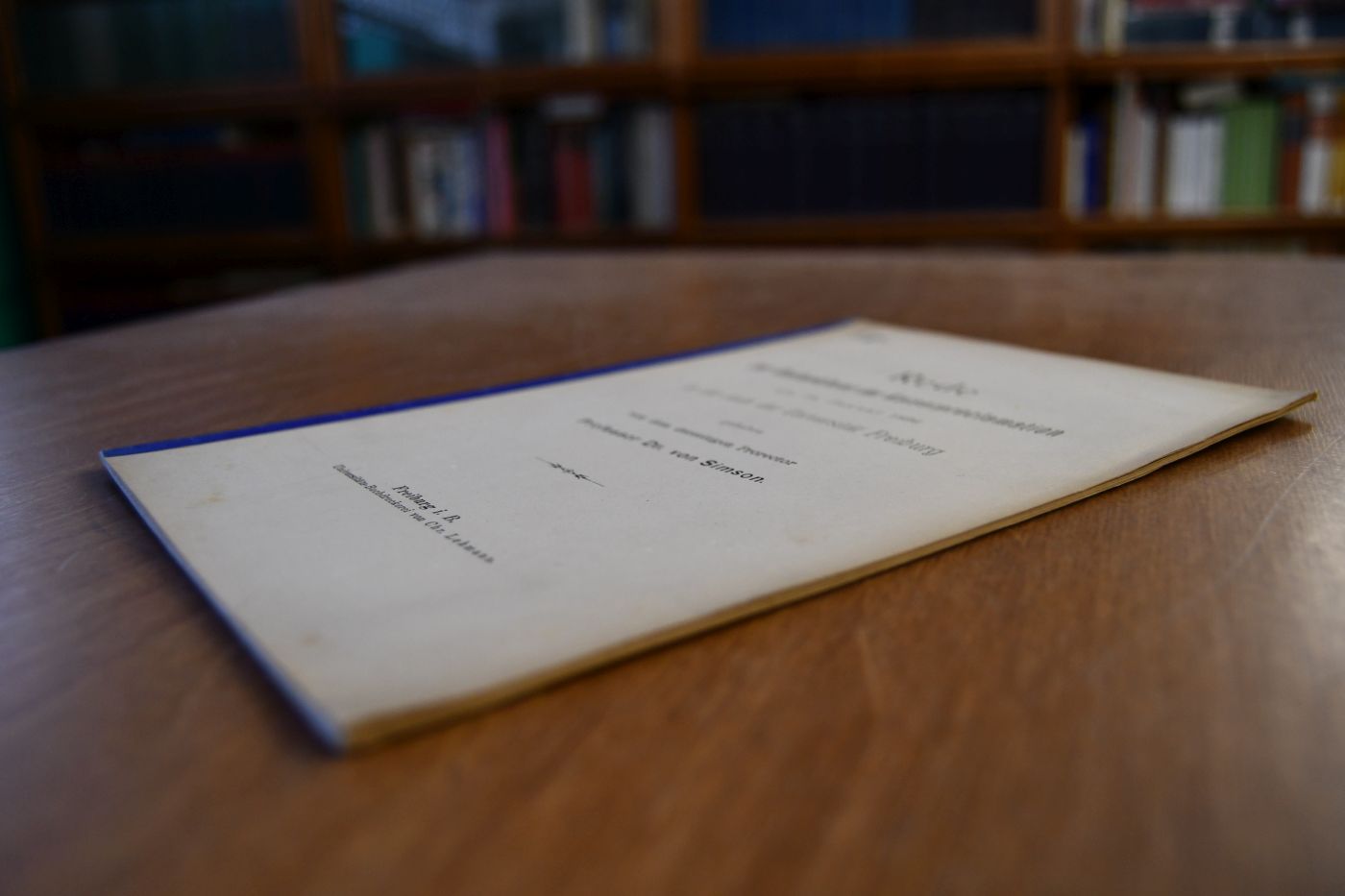 Rede zur Gedenkfeier der Kaiserproclamation am 18. Januar 1896 in der Aula der Uniuversität Freiburg.