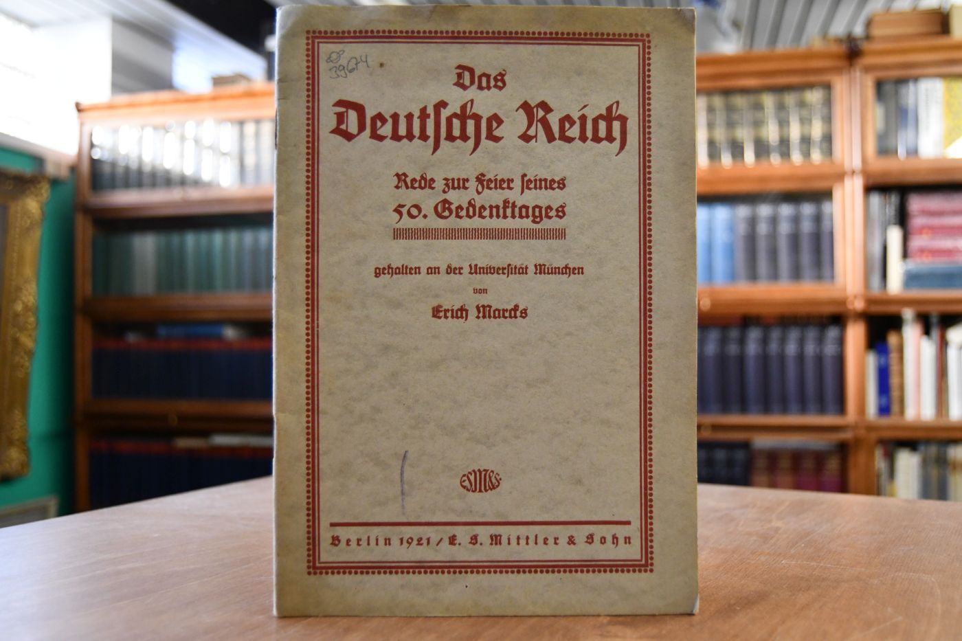 Das Deutsche Reich. Rede zur Feier seines 50. Gedenktages gehalten an der Universität München.