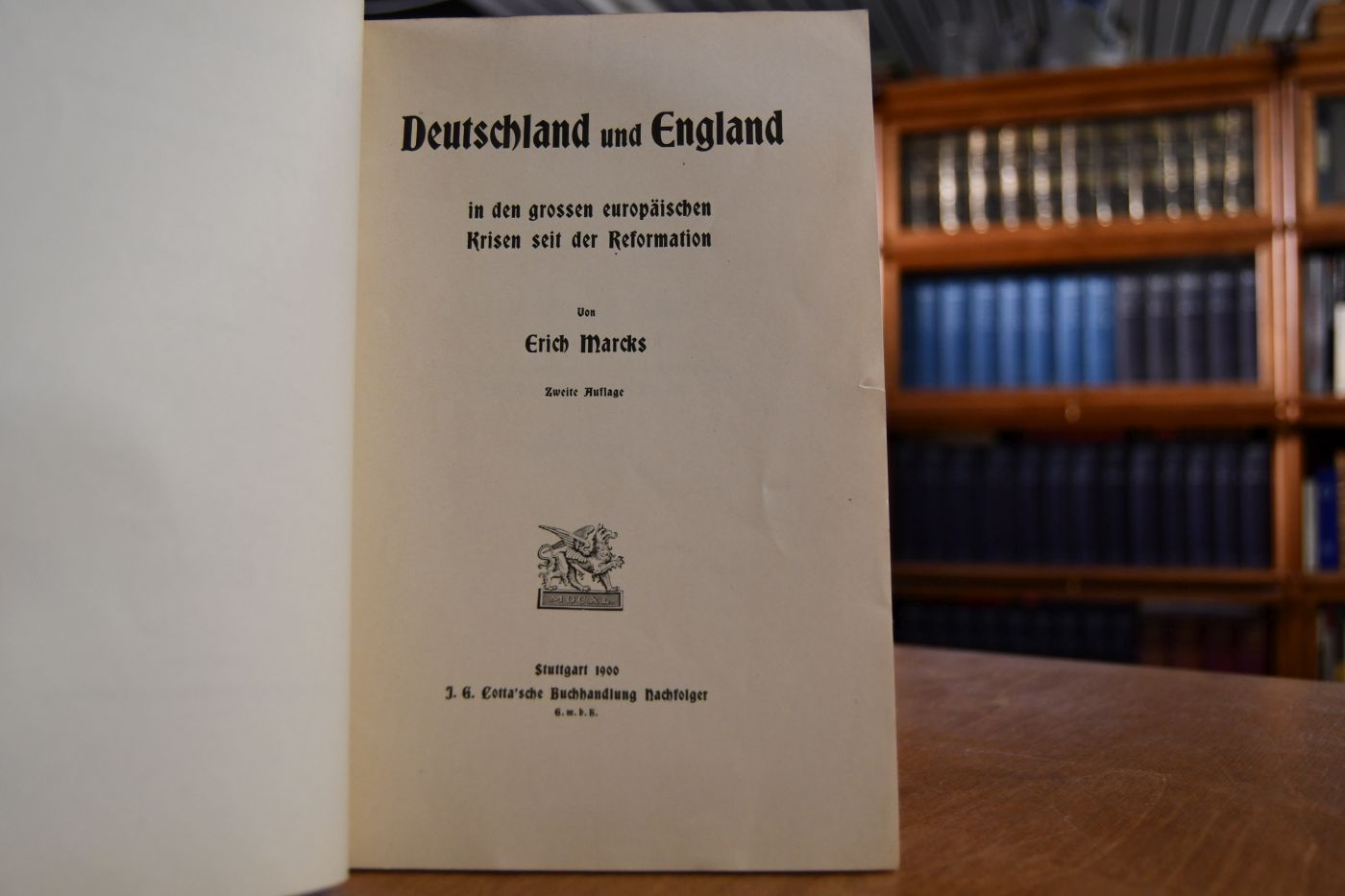 Deutschland und England.in den grossen europäischen Krisen seit der Reformation.