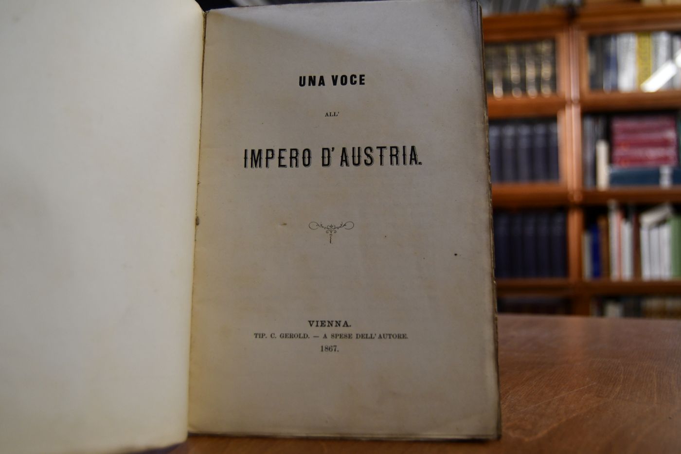 Una voce all Impero d` Austria.