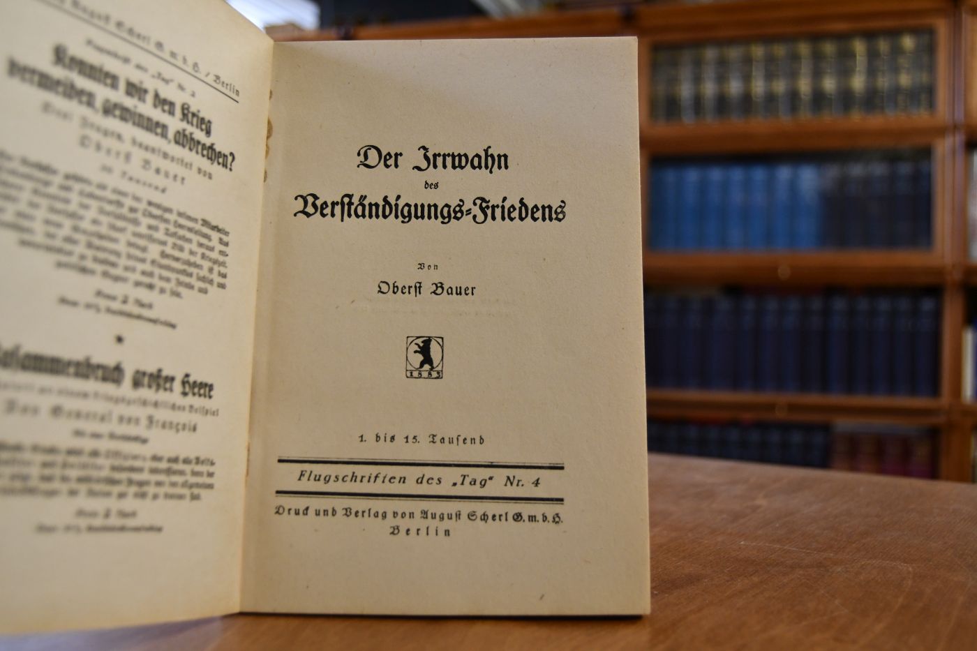 Der Irrwahn des Verständigungsfriedens.