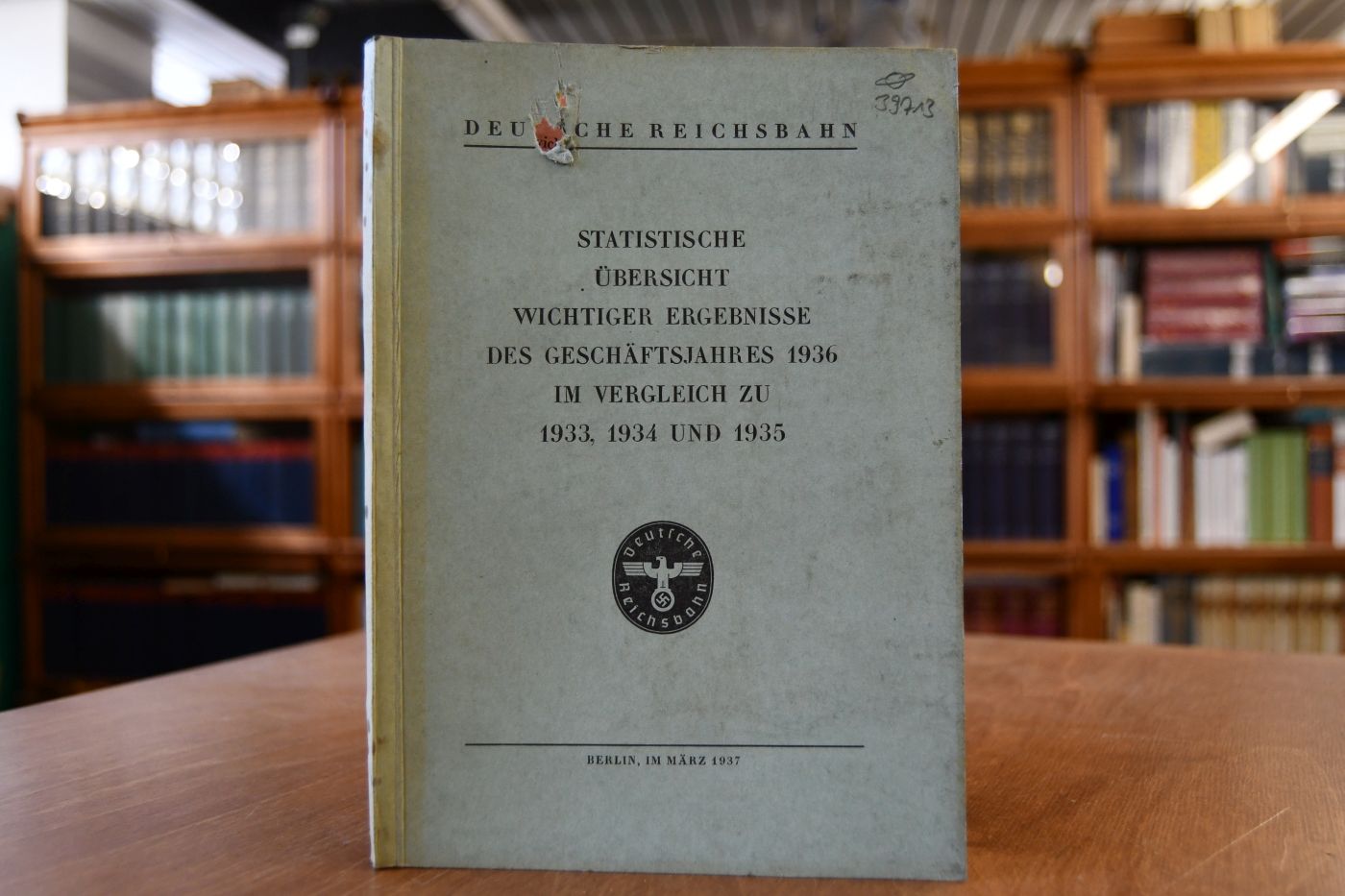 Statistische Übersicht wichtiger Ergebnisse des Geschäftsjahres 1936 im Vergleich zu 1933, 1934 und 1935.