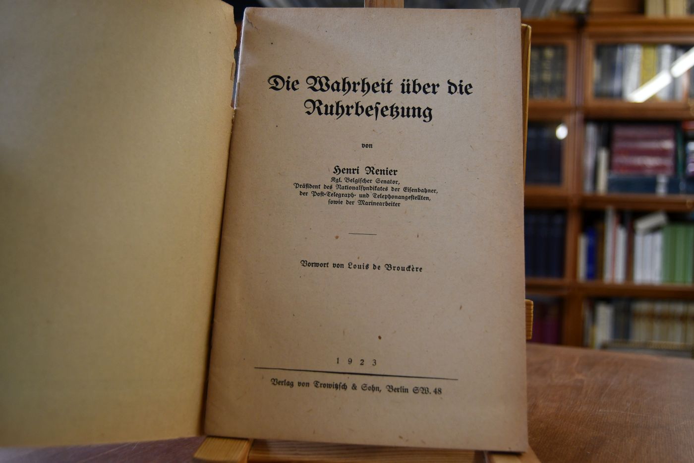Die Wahrheit über die Ruhrbesetzung.