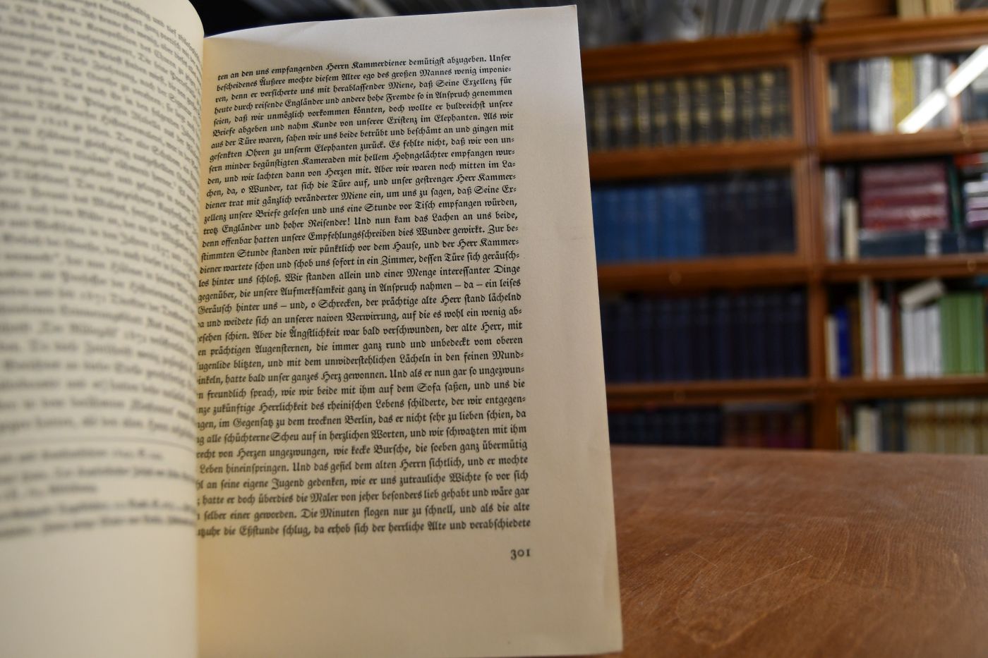 Ein Künstlerbesuch bei Goethe im Jahr 1826.