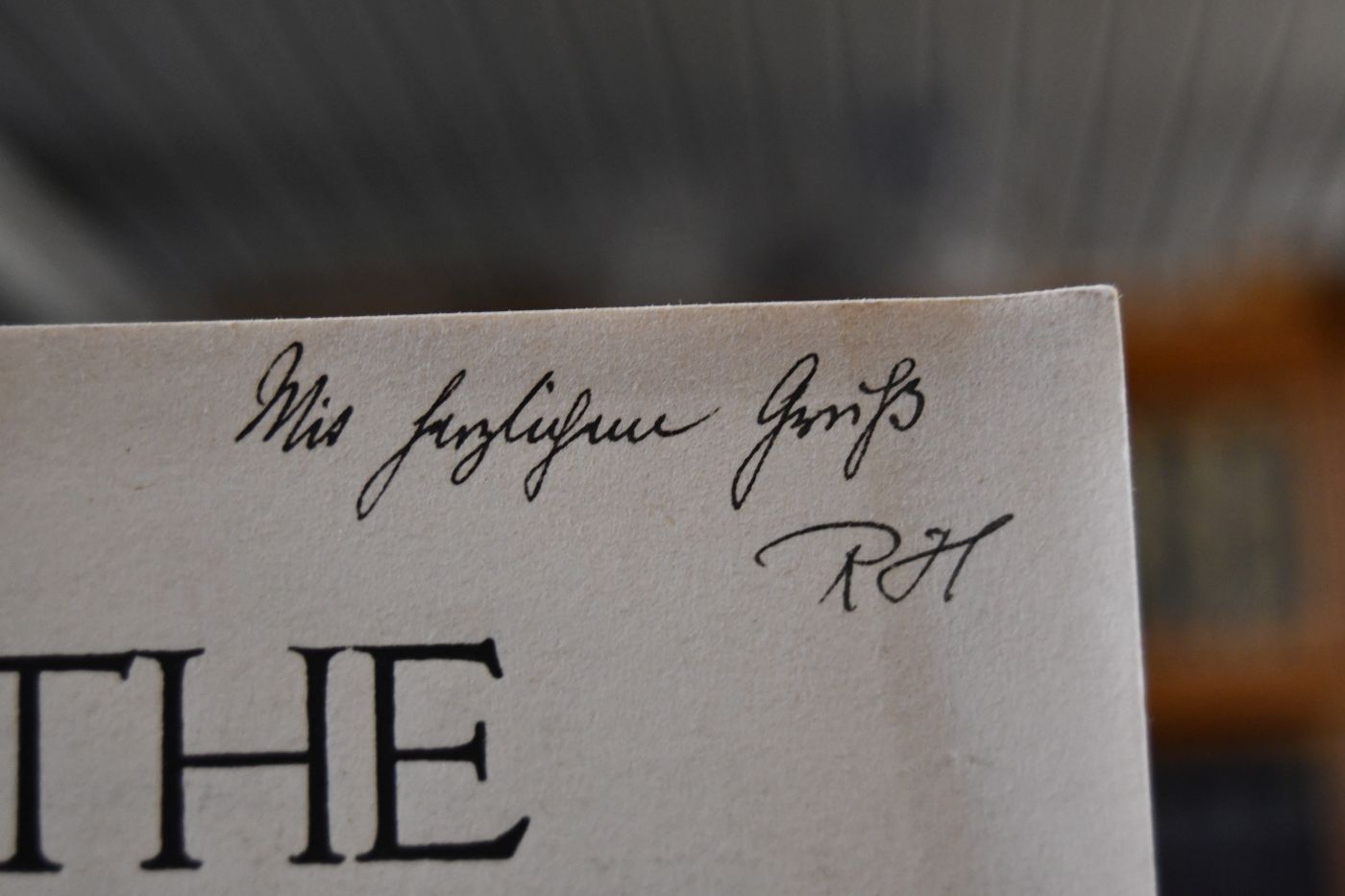 Ein Künstlerbesuch bei Goethe im Jahr 1826.