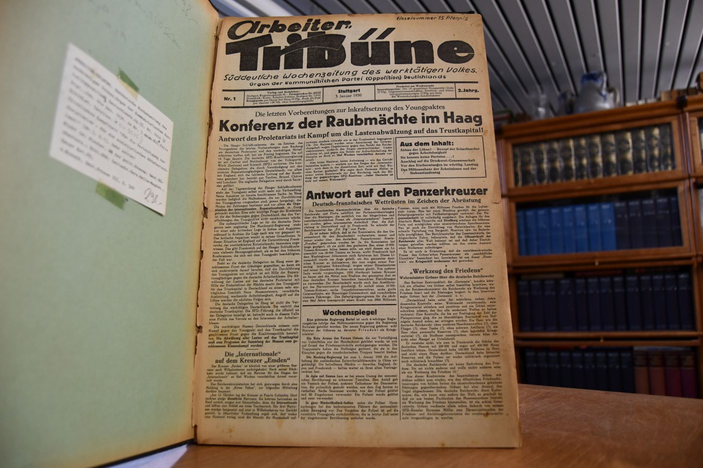 Arbeiter-Tribüne. Süddeutsche Wochenzeitung des werktätigen Volkes. Organ der Kommunistischen Partei (Opposition) Deutschlands. 2. Jahrgang 1930.