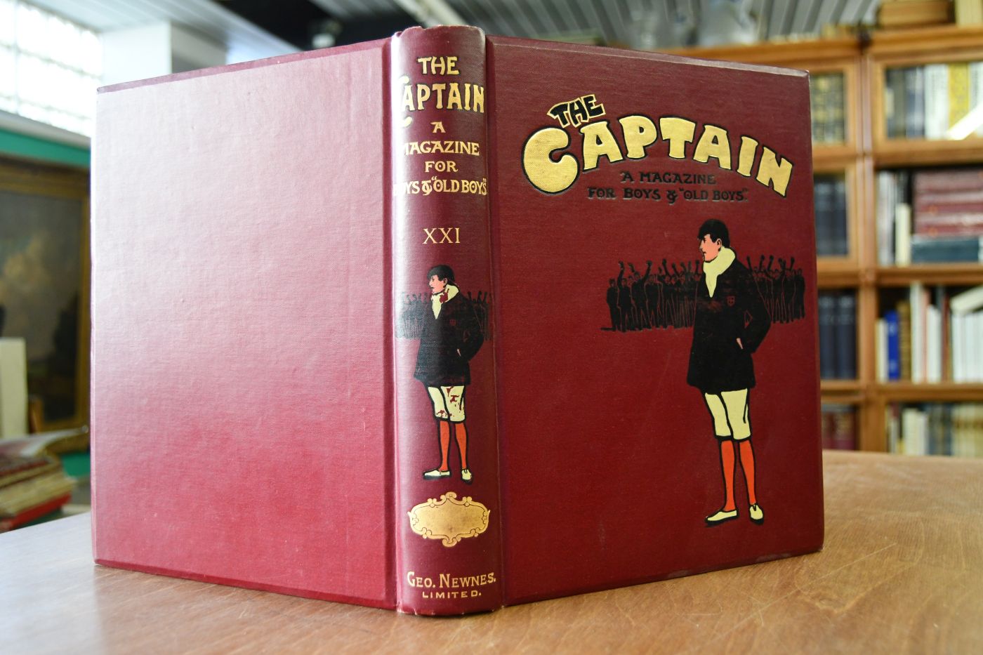 The Captain. A Magazine for boys & "old boys". Vol. XXI, April 1909 to September 1909.