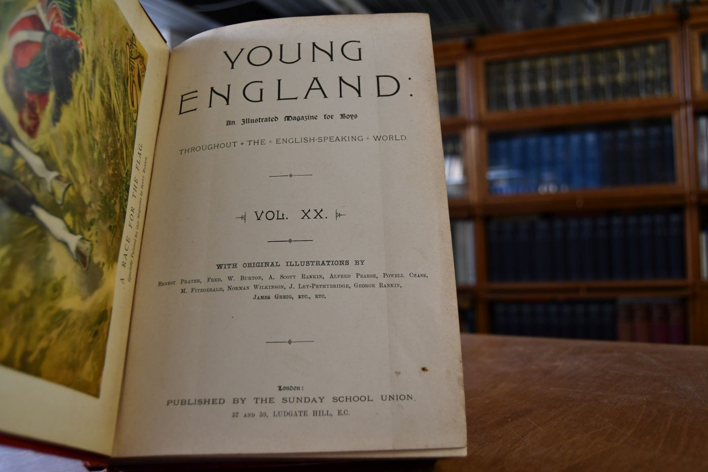 Young England An illustrated Magazine for Boys. Throughout the english-speaking world. Vol. XX.